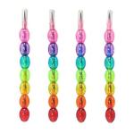 4 PCS Non-Sharpening Stacking Pencil for Kids