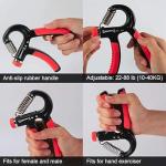 HAND GRIP EXERCISER 10KG TO 40KG ADJUSTABLE HAND STRENGTHENER (PACK OF 1)
