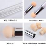 Dotting Gradient Nail Sponge Stick Tool(Set of 1).