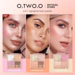 4 Shade Highlighter and Blusher Palette (Pack of 1)
