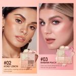4 Shade Highlighter and Blusher Palette (Pack of 1)