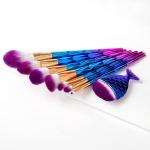 12 Professional Big Fish Tail Makeup Brush Set (Pack of 1)