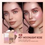 4 Shade Highlighter and Blusher Palette (Pack of 1)