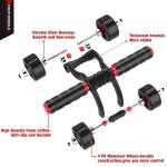 Abs Roller Abdomen Exercise Fitness Equipment Gym And Home Workout Stretching Abs Exerciser (Pack of 1)