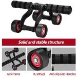 Abs Roller Abdomen Exercise Fitness Equipment Gym And Home Workout Stretching Abs Exerciser (Pack of 1)
