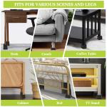 4 Pieces Multi-Purpose Square Plastic Legs