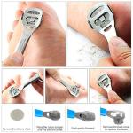 8 in 1 Pedicure Kit Foot Scrubber for Dead Skin