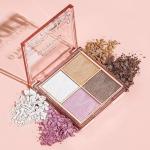 4 Shade Highlighter and Blusher Palette (Pack of 1)