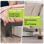 4 Pieces Multi-Purpose Square Plastic Legs