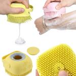 Body Scrubber Silicone with Soap Dispenser for Shower (1 Pack)..