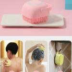 Body Scrubber Silicone with Soap Dispenser for Shower (1 Pack)..