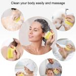 Body Scrubber Silicone with Soap Dispenser for Shower (1 Pack)..
