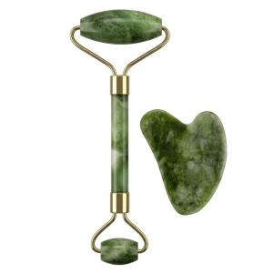 Green Face Roller With Face Massager For Women Men |  (Green) 1 Piece