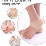Silicone Half Heel Protector Socks Moisturizing Socks For Foot-Care, Heel.( 1 Pair).