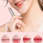 Silicone Lip Brush with Cover Lipstick Makeup Brushes Women (Glitter Pink).2 Piece
