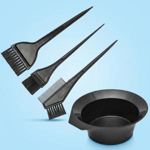 Hair Coloring Dyeing Kit Brush with Bowl 4 set