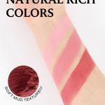 3 in 1 lip and cheek tint cream blush Pink, Peach, Red color matte blusher(Pack of 1).
