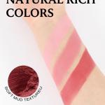3 in 1 lip and cheek tint cream blush Pink, Peach, Red color matte blusher(Pack of 1).