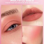 3 in 1 lip and cheek tint cream blush Pink, Peach, Red color matte blusher(Pack of 1).