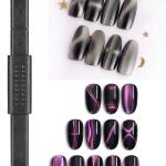 3D Cat-Eye Magnet for Nail Art, Gel & Nail Polish, Magnetic Stick 3D Line Strip Magnetic Board Nail Polish Tool(1 Piece).