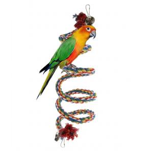 Colorful Soft Bird Climbing Rope, for Parakeet Birds 1 Pcs