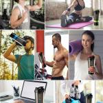 Professional Protein Shaker Bottle 500ml ( 1 Piece) Red