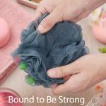 Sponge – Premium Round Loofah Body Wash Puff and Shower Scrubber (Pack of 1)