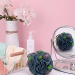 Sponge – Premium Round Loofah Body Wash Puff and Shower Scrubber (Pack of 1)