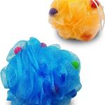 Sponge – Premium Round Loofah Body Wash Puff and Shower Scrubber (Pack of 1)