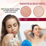 Sponge – Premium Round Loofah Body Wash Puff and Shower Scrubber (Pack of 1)