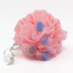 Sponge – Premium Round Loofah Body Wash Puff and Shower Scrubber (Pack of 1)
