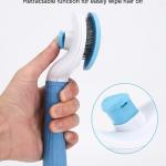 Self Cleaning Slicker Brush, Pet Grooming, Shedding Brush for Dogs and Cat Pet Massaging Tool