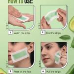 Women One Go Facial Wax Strips 20 Strips (Chamomile - Shade 01)
