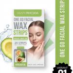 Women One Go Facial Wax Strips 20 Strips (Chamomile - Shade 01)