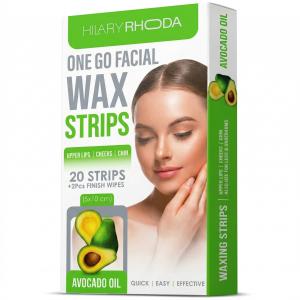 Women One Go Facial Wax Strips 20 Strips (Chamomile - Shade 01)
