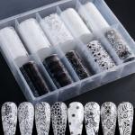 Nail Sticker, Smooth Texture Compact Structure Manicure Sticker( 1 Box).