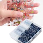 Nail Sticker, Smooth Texture Compact Structure Manicure Sticker( 1 Box).