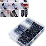 Nail Sticker, Smooth Texture Compact Structure Manicure Sticker( 1 Box).