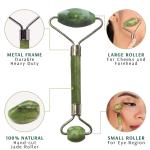Green Face Roller With Face Massager For Women Men |  (Green) 1 Piece