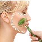 Green Face Roller With Face Massager For Women Men |  (Green) 1 Piece