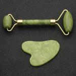 Green Face Roller With Face Massager For Women Men |  (Green) 1 Piece