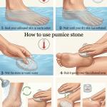 Stone , Natural  Stone for Feet/Hand, Small Callus Remover/Foot Scrubber(Pack of 1).