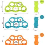Finger Stretcher Resistance Band Hand Grip/Fitness Grip (Pack of 6)