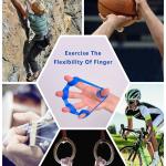 Finger Stretcher Resistance Band Hand Grip/Fitness Grip (Pack of 6)