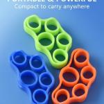 Finger Stretcher Resistance Band Hand Grip/Fitness Grip (Pack of 6)
