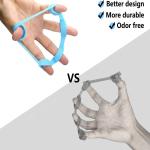 Finger Stretcher Resistance Band Hand Grip/Fitness Grip (Pack of 6)