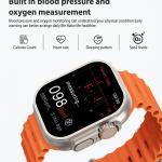 Ultra 2 Smart watch 7in1 watch Bands With Screen 45 mm 1.93 inch HD Display..