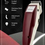 Professional Hair Clipper (Maroon) Pack of 1