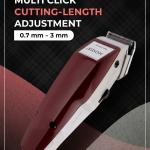 Professional Hair Clipper (Maroon) Pack of 1