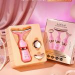 Premium 5-in-1 Facial & Neck Rejuvenation Wand– Anti-Aging Skin Tightening Tool (Pink)
